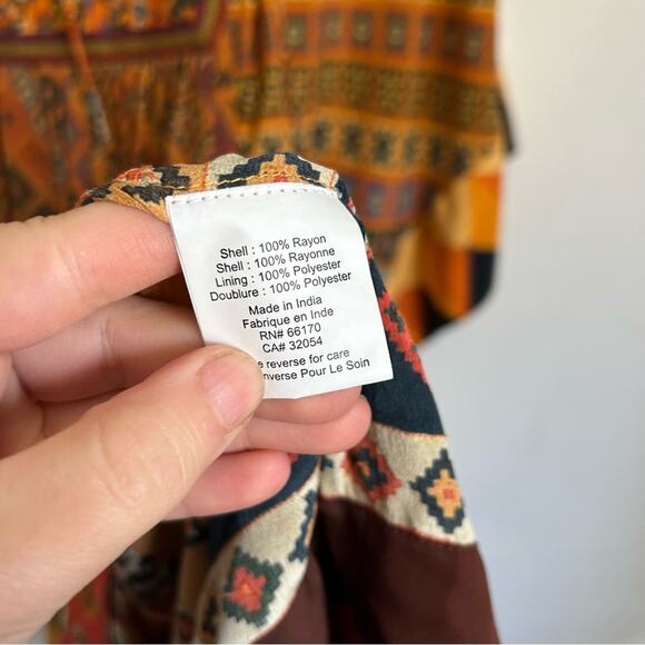 Anthropologie Tanvi Kedia Embellished Tassel Sumana Dress Size S - Picture 9 of 10